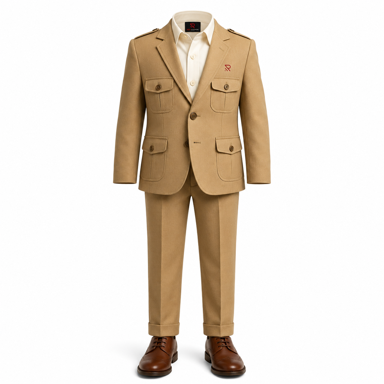 Red Fashion elite kids suit